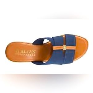 Italian Shoemakers Blue Sandals Women Size 9 1/2